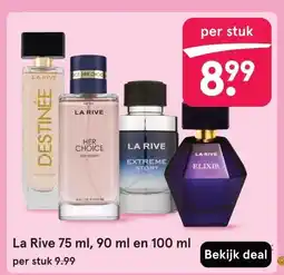 Etos La Rive 75 ml, 90 ml en 100 ml aanbieding