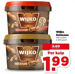 PLUS Wijko Satésaus aanbieding