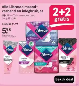 Etos Alle Libresse maand- verband en inlegkruisjes aanbieding