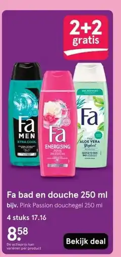 Etos Fa bad en douche 250 ml aanbieding