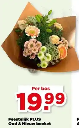 PLUS Feestelijk PLUS Oud & Nieuw boeket aanbieding