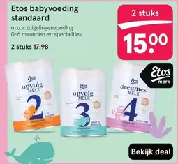 Etos Etos babyvoeding standaard aanbieding