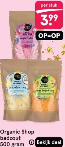 Etos Organic Shop badzout 500 gram aanbieding