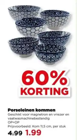 PLUS Porseleinen kommen aanbieding