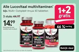 Etos Alle Lucovitaal multivitaminen aanbieding