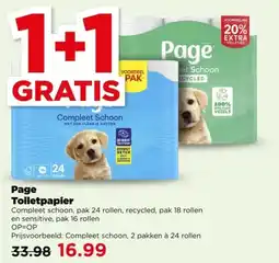 PLUS Page Toiletpapier aanbieding