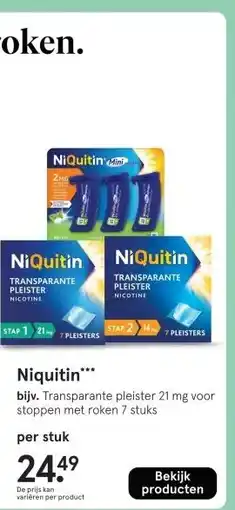Etos Niquitin aanbieding