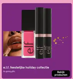Etos e.l.f. feestelijke holiday collectie aanbieding