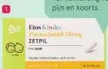 Etos Etos Paracetamol kind zetpil aanbieding