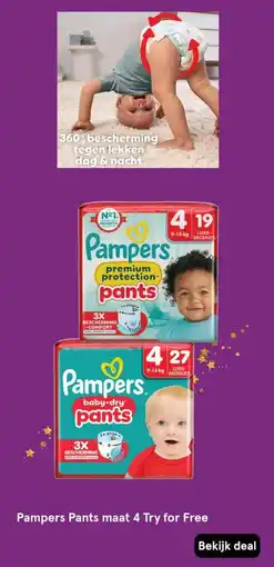 Etos Pampers Pants maat 4 Try for Free aanbieding