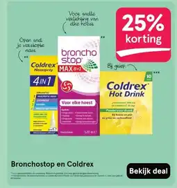 Etos Bronchostop en Coldrex aanbieding