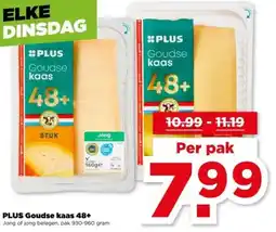 PLUS PLUS Goudse kaas 48+ aanbieding