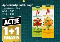 Poiesz Appelsientje 100% sap aanbieding