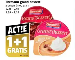 Poiesz Ehrmann grand dessert aanbieding