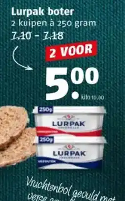 Poiesz Lurpak boter aanbieding