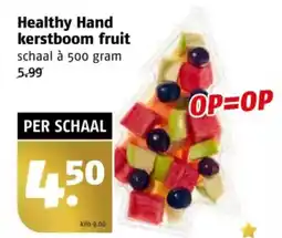 Poiesz Healthy Hand kerstboom fruit aanbieding