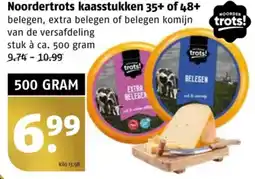 Poiesz Noordertrots kaasstukken 35+ of 48+ aanbieding