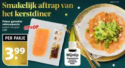 Poiesz Poiesz gerookte zalmcarpaccio aanbieding