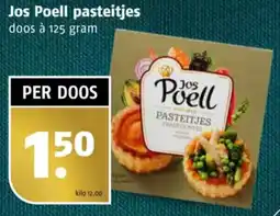 Poiesz Jos Poell pasteitjes aanbieding