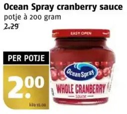 Poiesz Ocean Spray cranberry sauce Aarts aanbieding