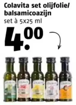 Poiesz Colavita set olijfolie / balsamicoazijn aanbieding
