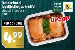 Poiesz Ovenschotel kipdijrolletjes truffel aanbieding