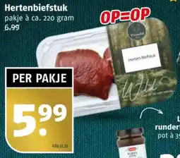 Poiesz Hertenbiefstuk aanbieding