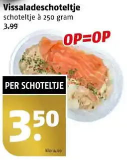 Poiesz Vissaladeschoteltje aanbieding