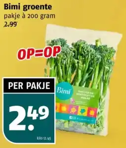 Poiesz Bimi groente aanbieding