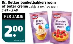 Poiesz Dr. Oetker banketbakkersroom of boter crème aanbieding