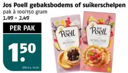 Poiesz Jos Poell gebaksbodems of suikerschelpen aanbieding