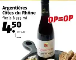 Poiesz Argentières Côtes du Rhône aanbieding