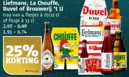 Poiesz Liefmans, La Chouffe, Duvel of Brouwerij 't IJ aanbieding