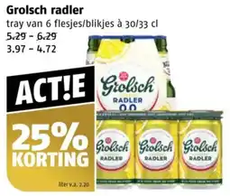 Poiesz Grolsch radler aanbieding