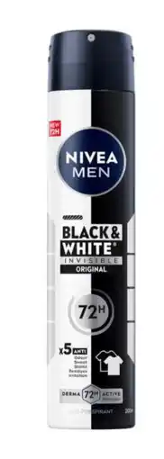 De Online Drogist Nivea Men Black & White Invisible Deodorant Spray aanbieding