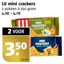 Poiesz LU mini crackers aanbieding