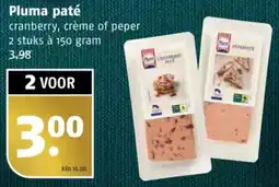 Poiesz Pluma paté aanbieding