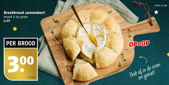 Poiesz Breekbrood camembert aanbieding