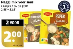Poiesz Maggi mix voor saus aanbieding