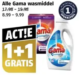 Poiesz Alle Gama wasmiddel aanbieding