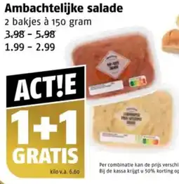 Poiesz Ambachtelijke salade aanbieding