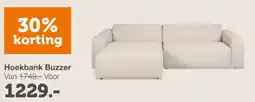 Woonexpress Hoekbank Buzzer aanbieding