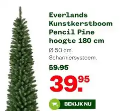 Welkoop Everlands Kunstkerstboom Pencil Pine hoogte 180 cm aanbieding