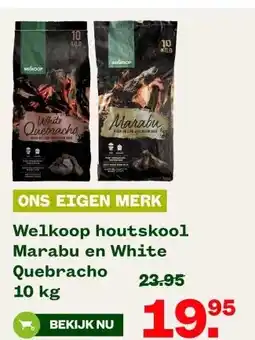 Welkoop Welkoop houtskool Marabu en White Quebracho aanbieding