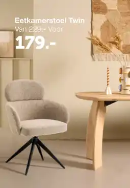 Woonexpress Eetkamerstoel Twin aanbieding
