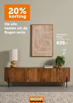 Woonexpress TV-meubel Bogen aanbieding