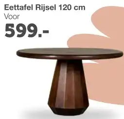 Woonexpress Eettafel Rijsel aanbieding
