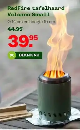 Welkoop RedFire tafelhaard Volcano Small aanbieding