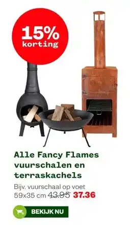 Welkoop Alle Fancy Flames vuurschalen en terraskachels aanbieding