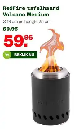 Welkoop RedFire tafelhaard Volcano Medium aanbieding